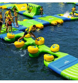 Wibit QuickJump L Hopp fra pute til pute | Syv hoppesoner